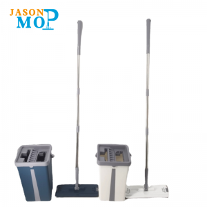Lapos Mop Quick Clean 360 mikroszálas Teleszkópos Floor poroló Tisztító víz présel Mop vödör Főoldal száraz ésnedves mop